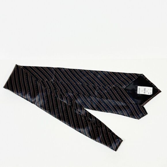 Mens 100% Silk Striped Neck Tie Formal Wear - Picture 5 of 15